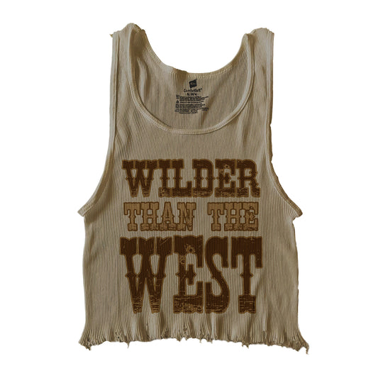 Wilder Than the West Tea Dyed Tank