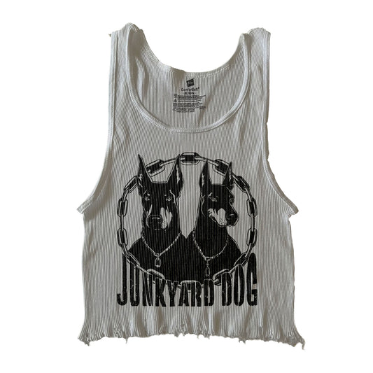 Junkyard Dog White Tank