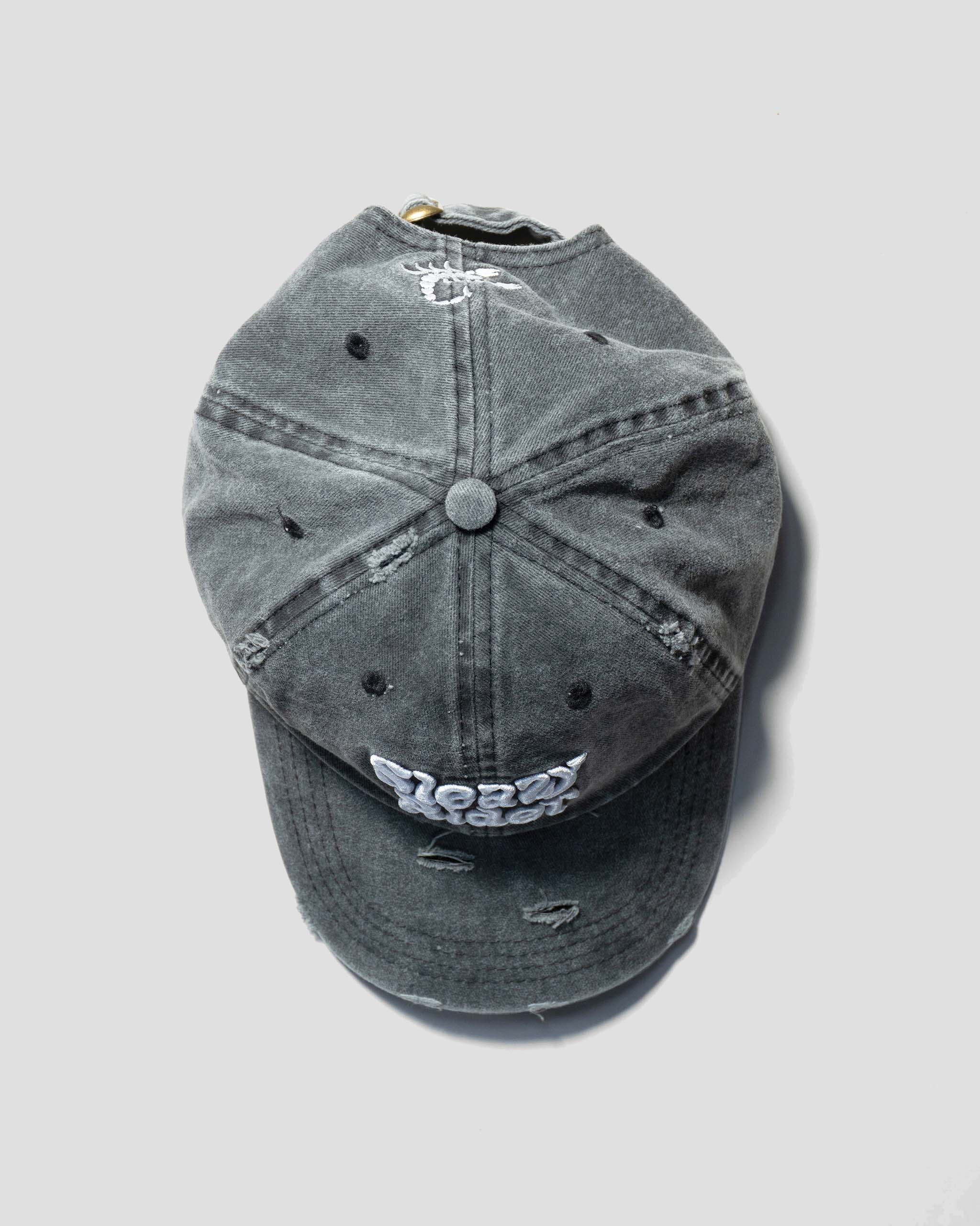 Sleazy Rider Distressed Cap - Acid Wash