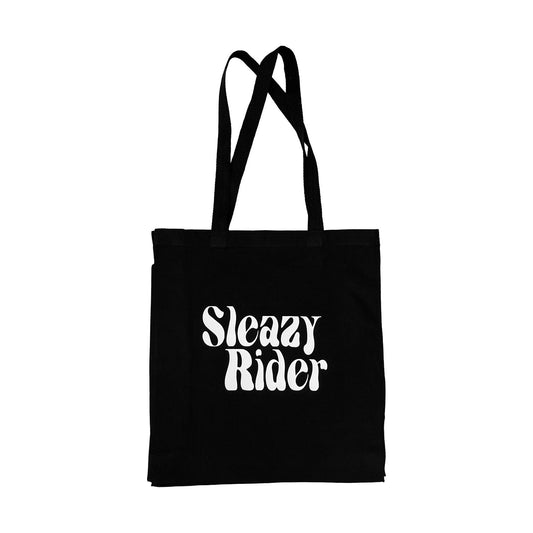 Sleazy Rider Branded Black Tote Bag