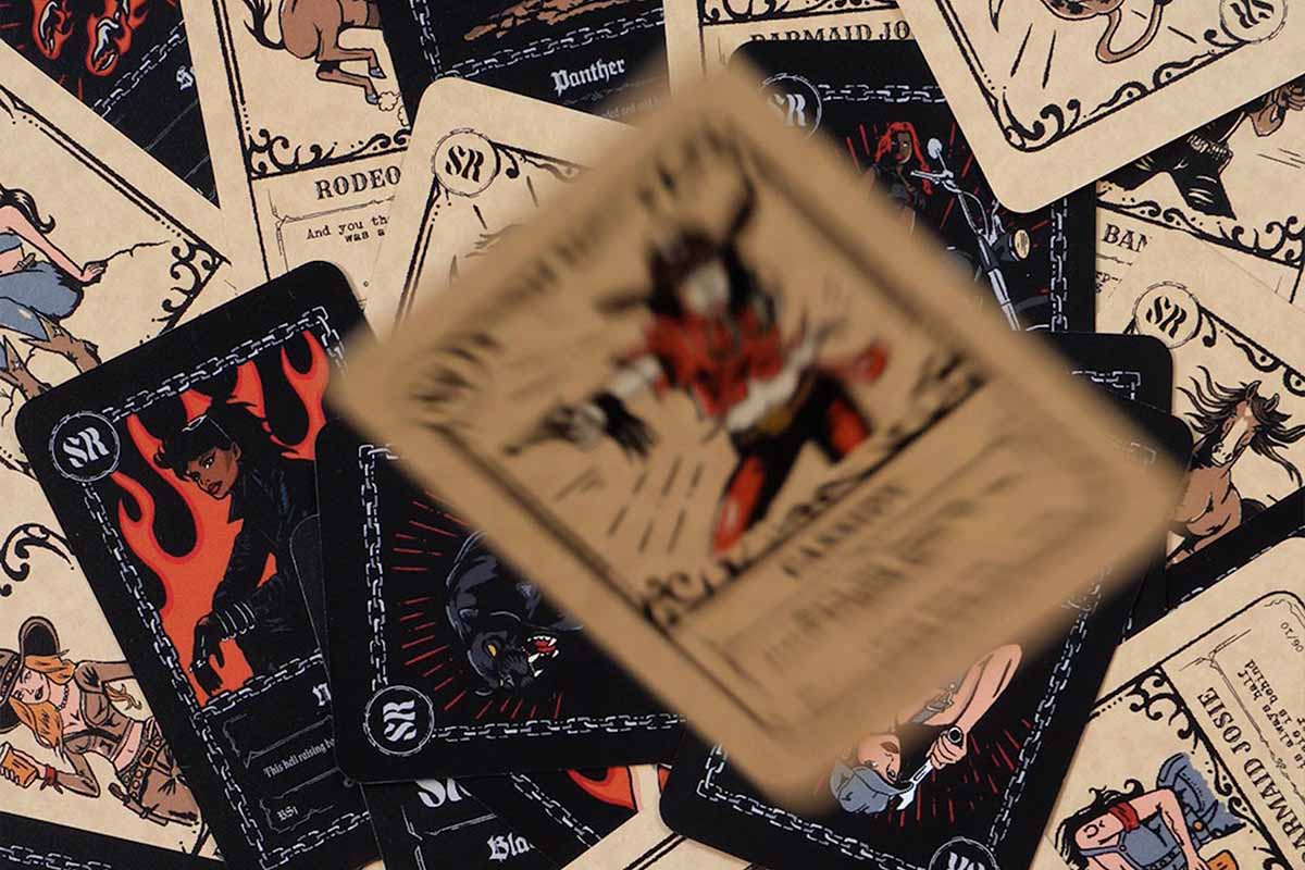 Sleazy Rider collectible cards
