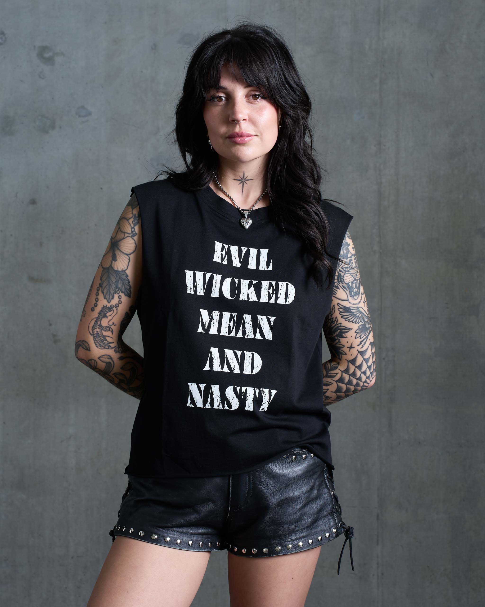 Evil Wicked Muscle Tank - Black