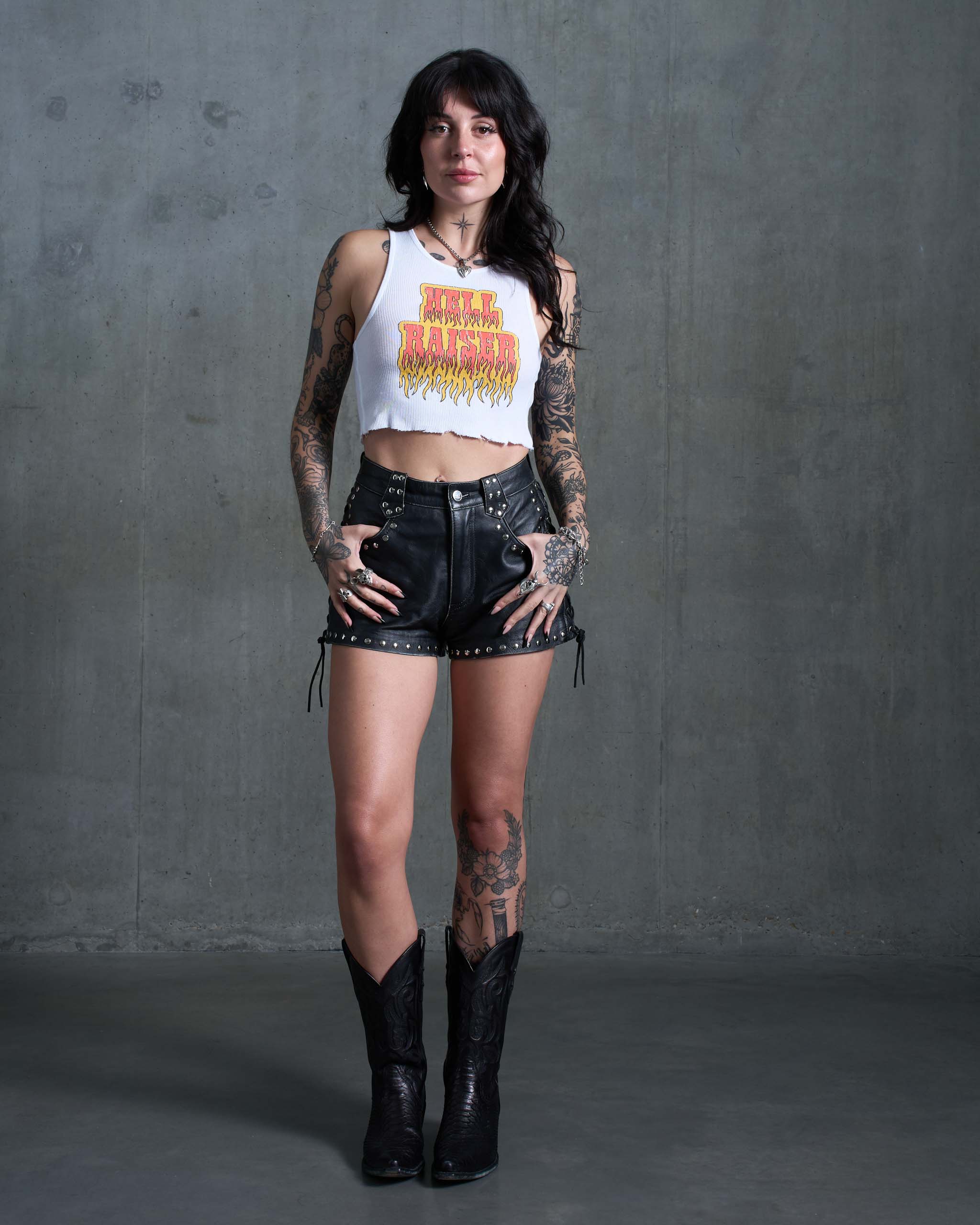 Hell Raiser Tank Top - White