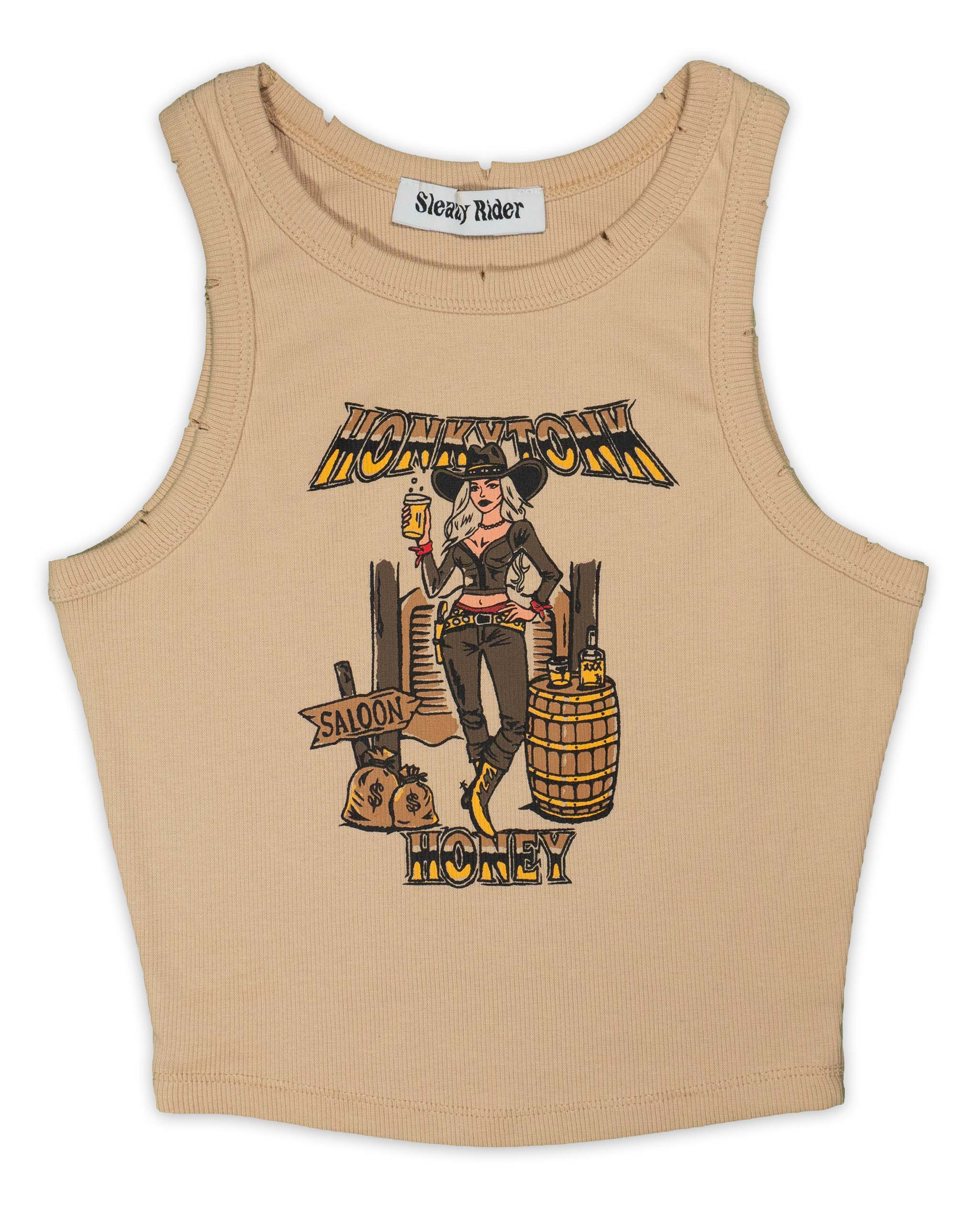 Honkytonk Honey tank top by Sleazy Rider