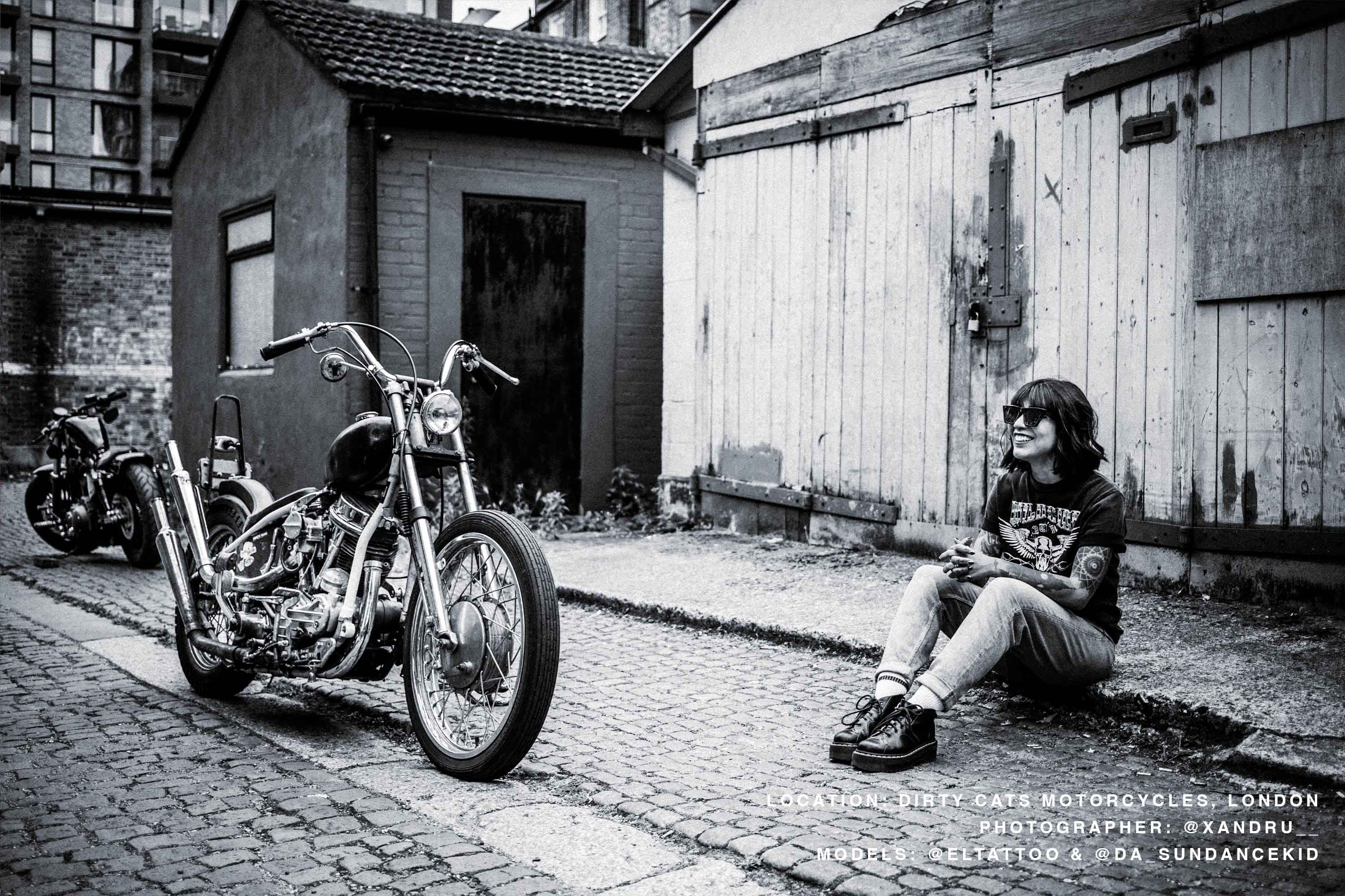 A female biker El Bernardes