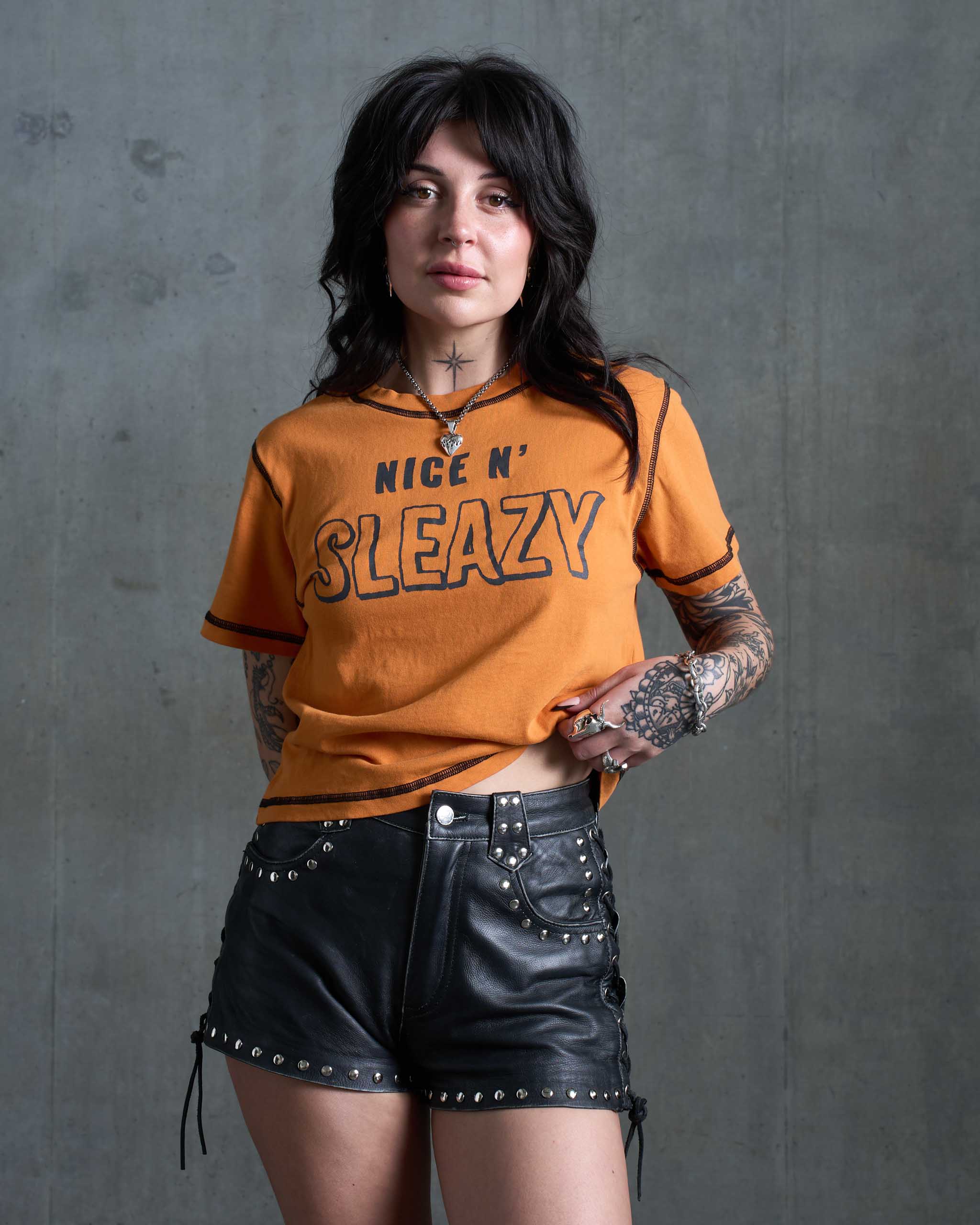 Nice n' Sleazy T-Shirt - Orange