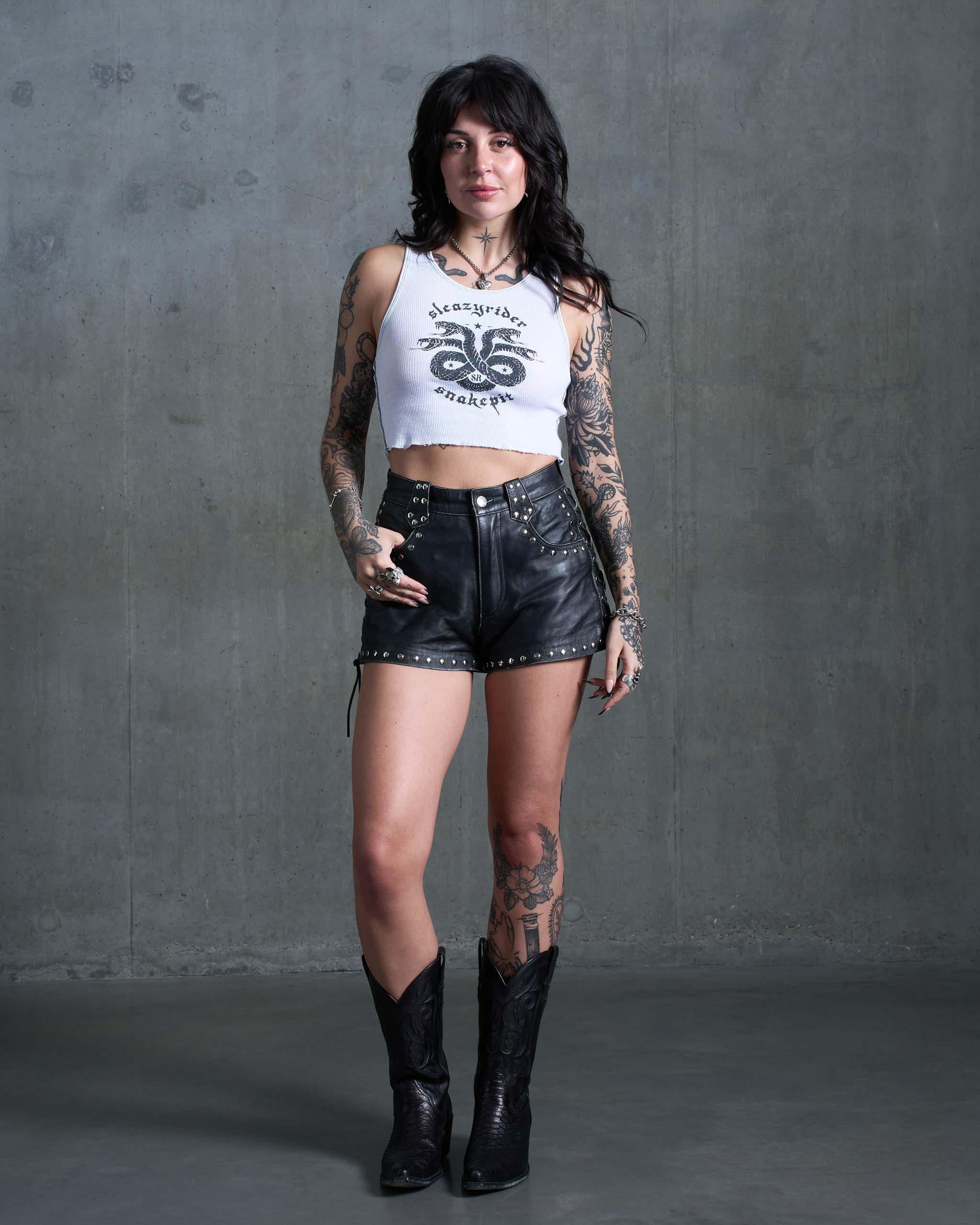 Snakepit Tank Top - White