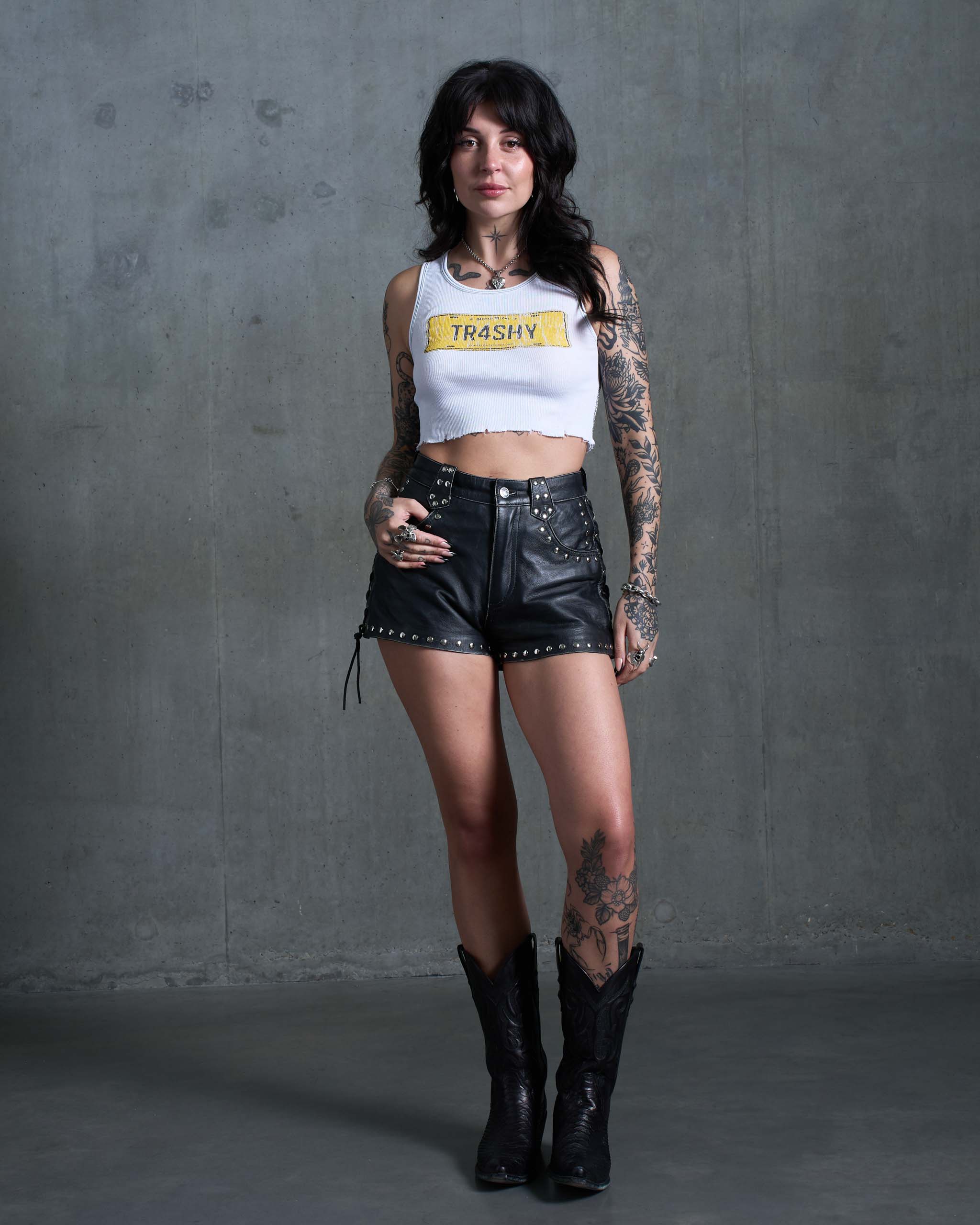 TR4SHY Tank Top - White