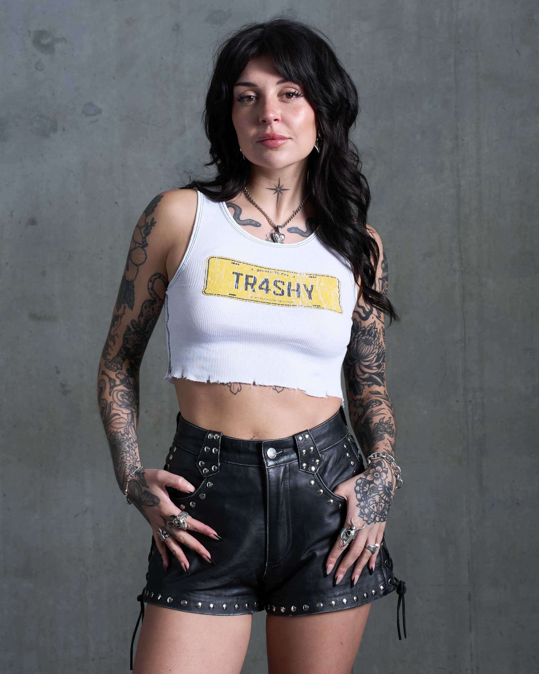 TR4SHY Tank Top - White