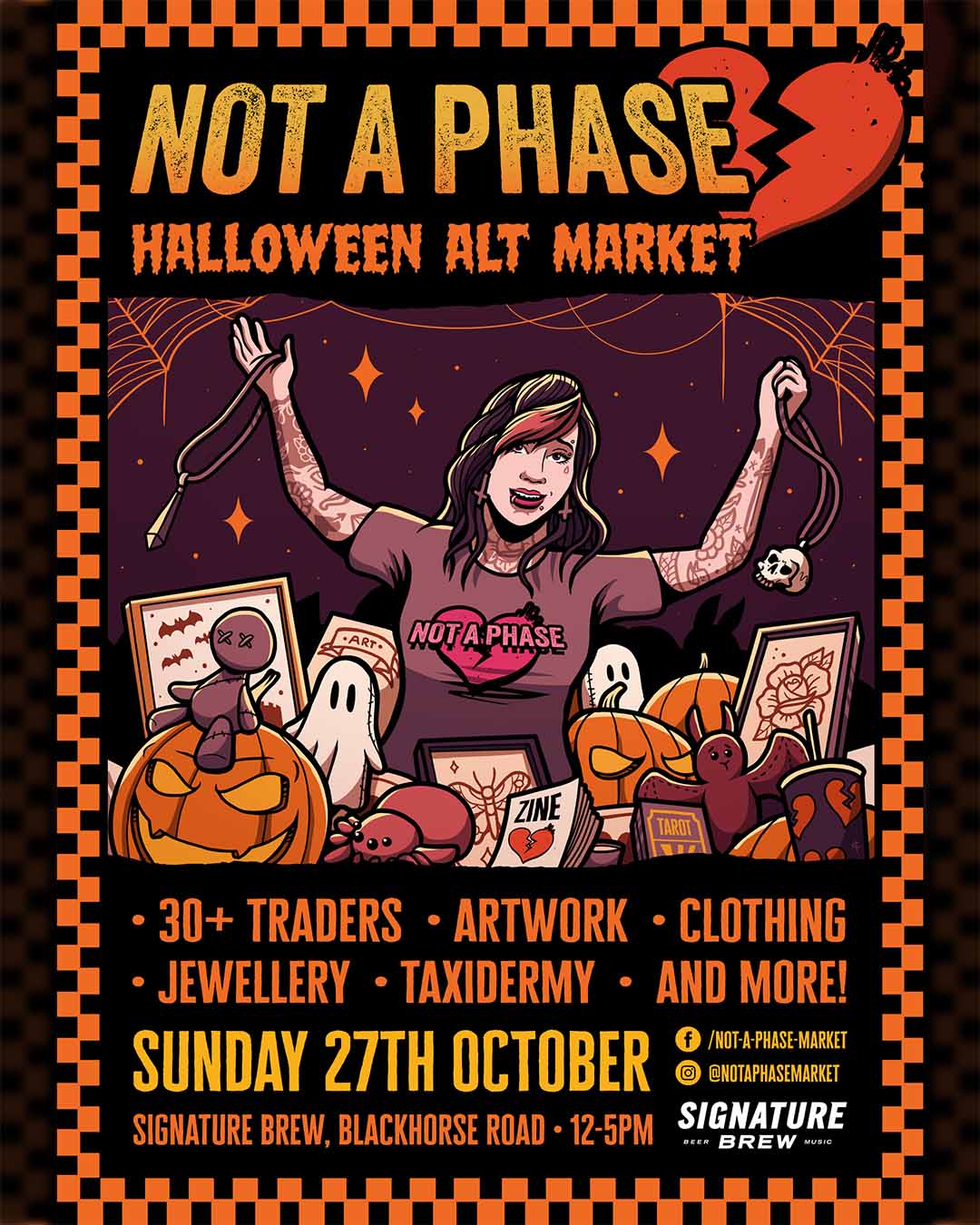 Not A Phase Alternative Emo Market Poster