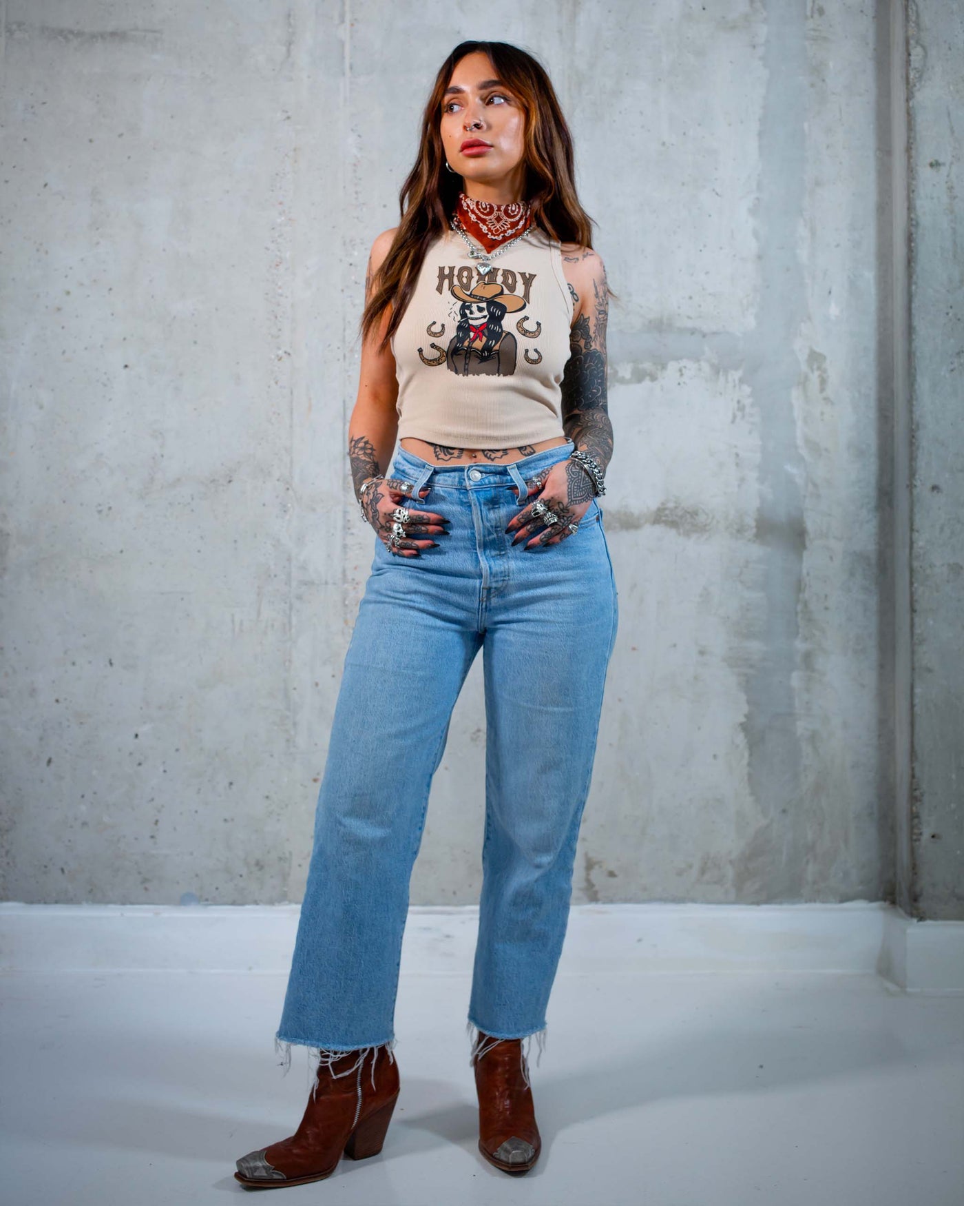 Howdy Tank Top | Sleazy Rider