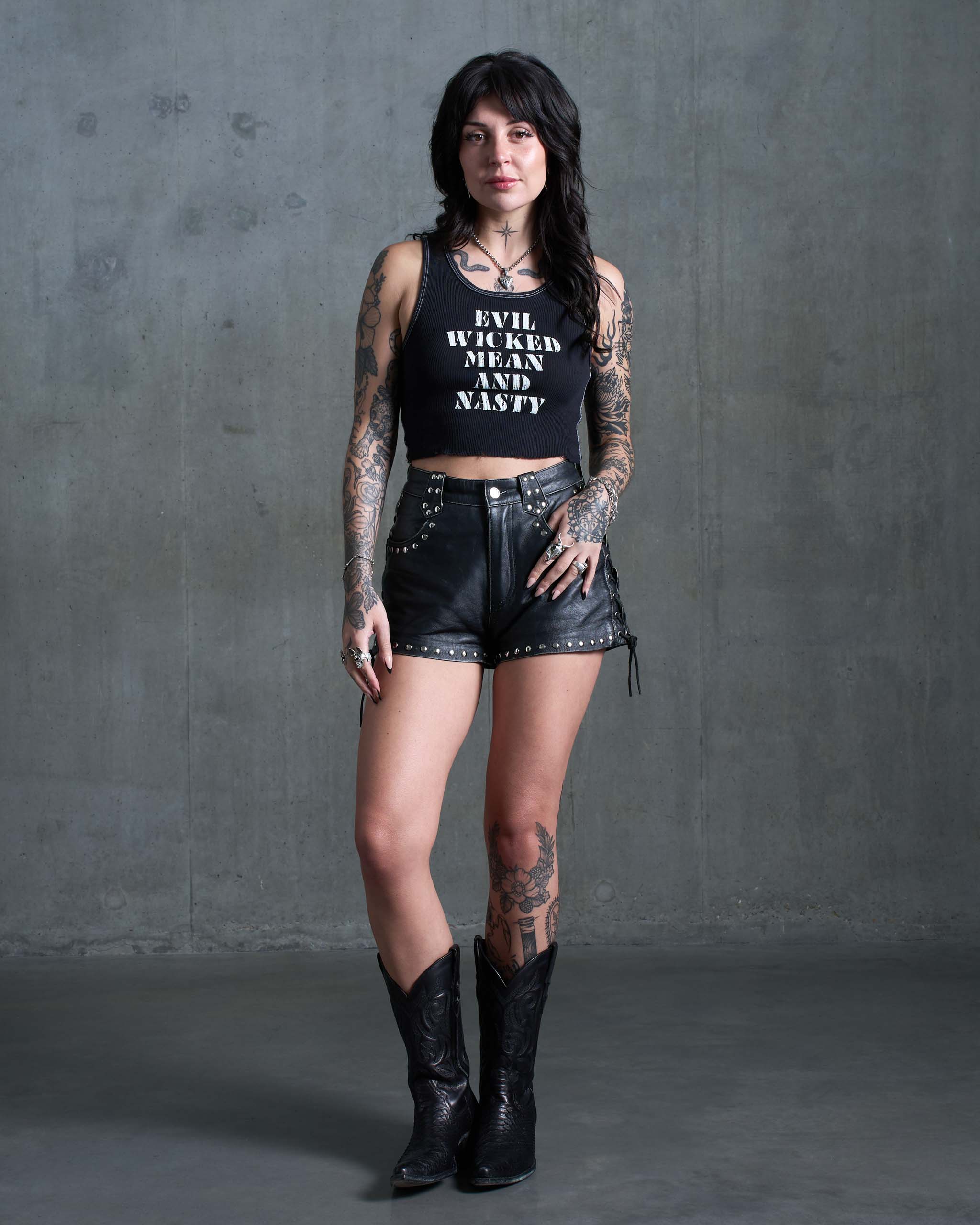 Evil Wicked Tank Top - Black