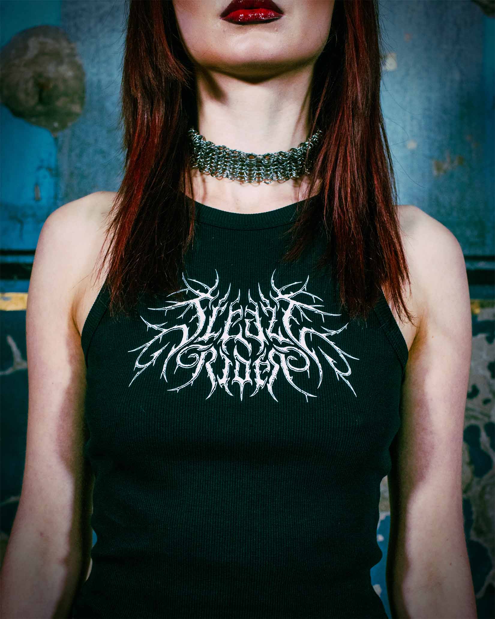 An alternative gothic tank top