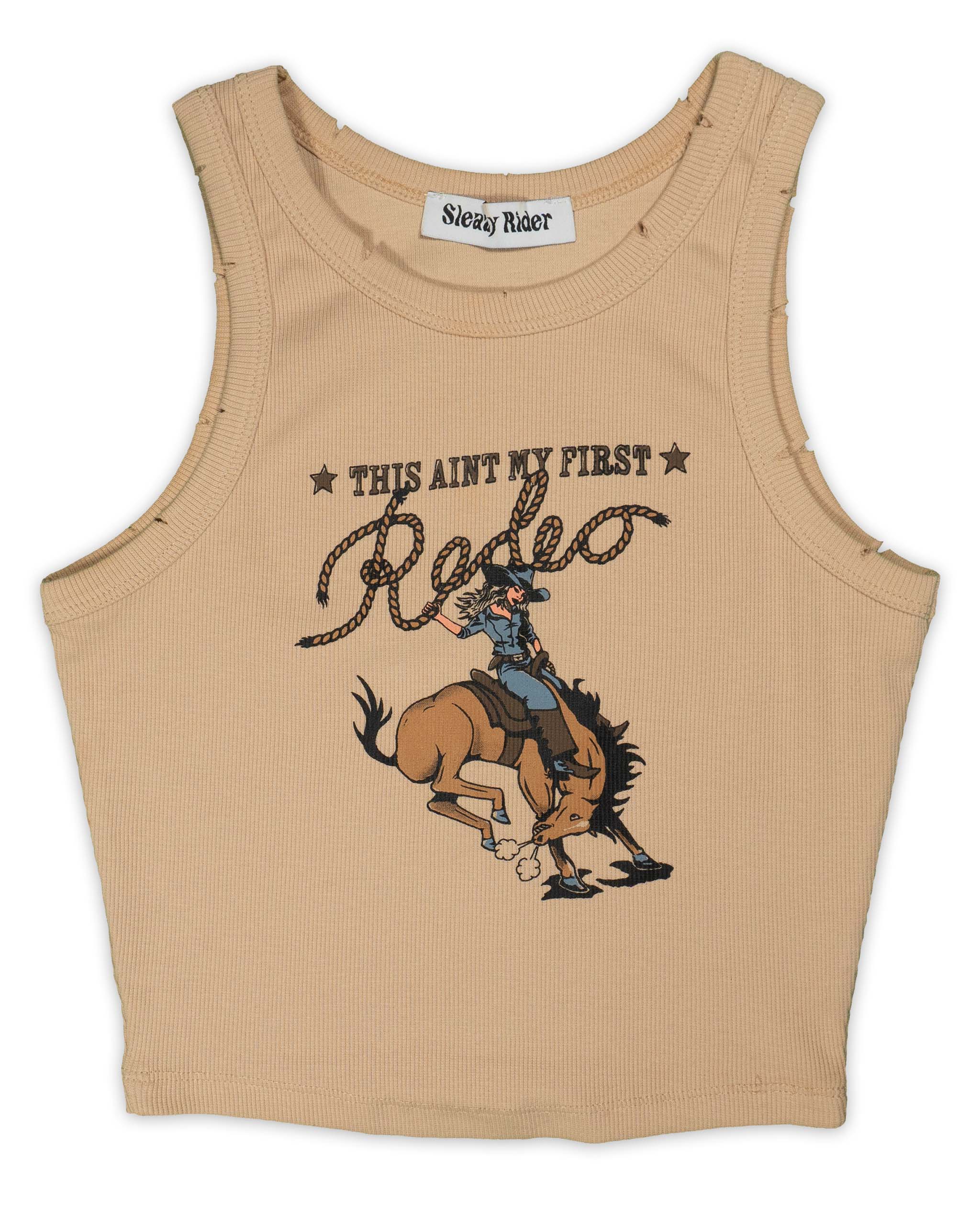 First Rodeo tank top by Sleazy Rider