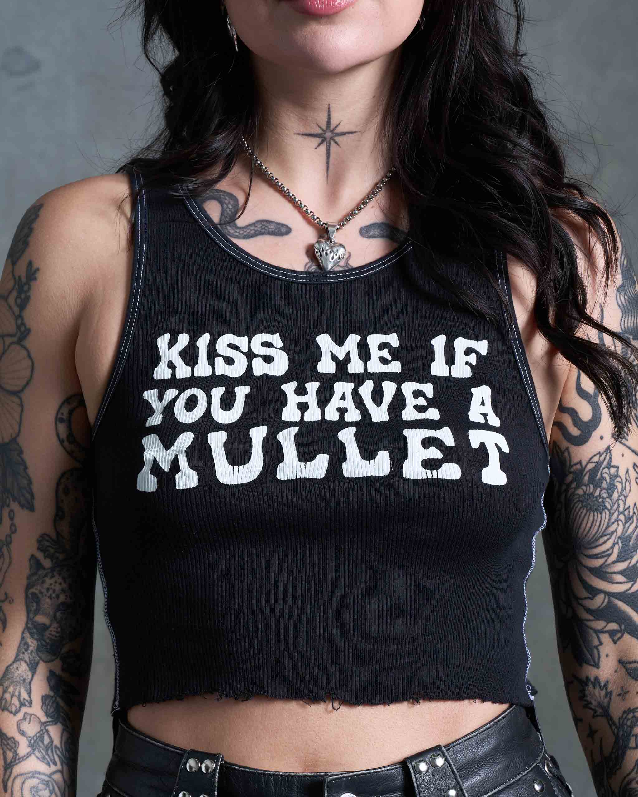 Mullet Tank Top - Black