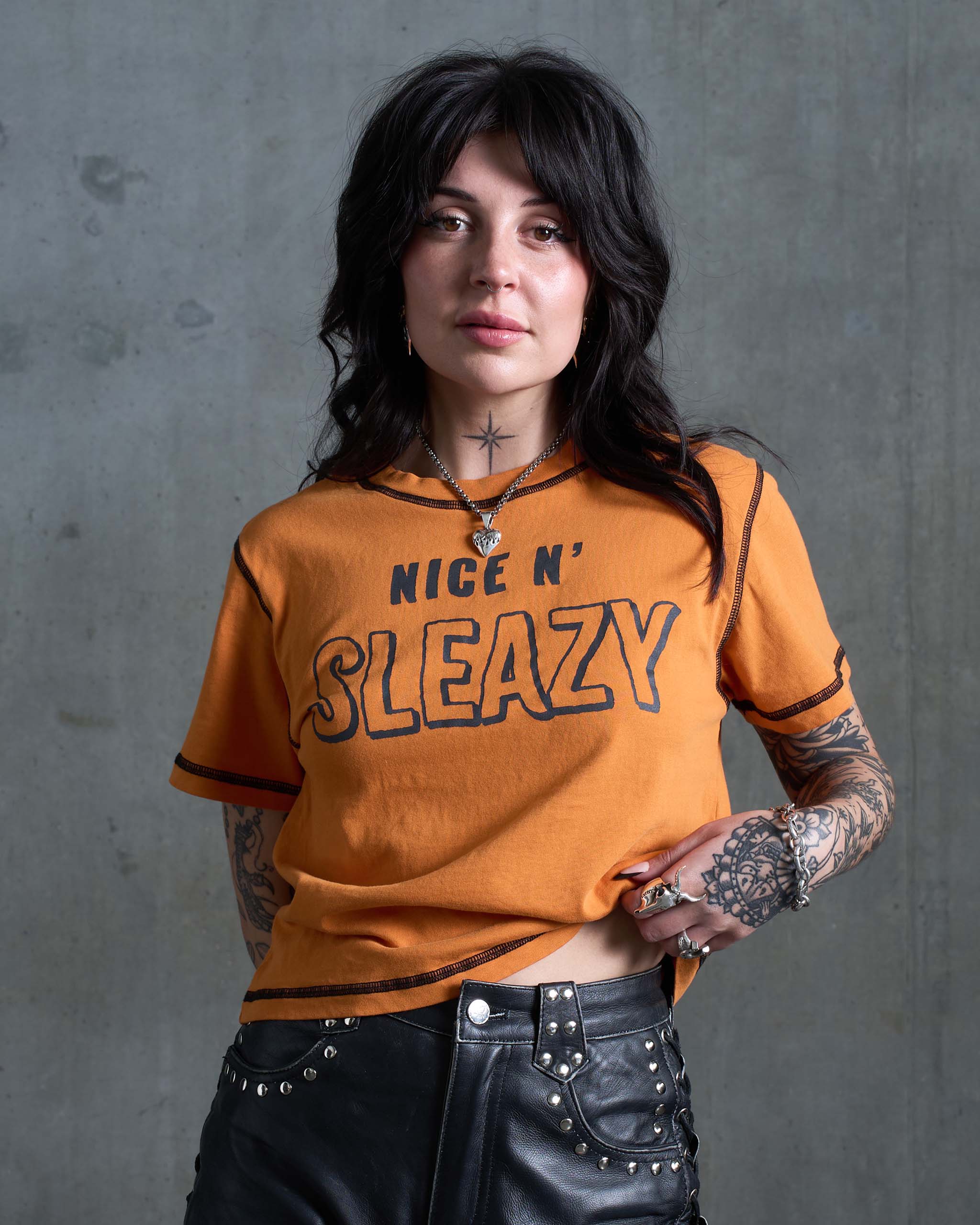 Nice n' Sleazy T-Shirt - Orange