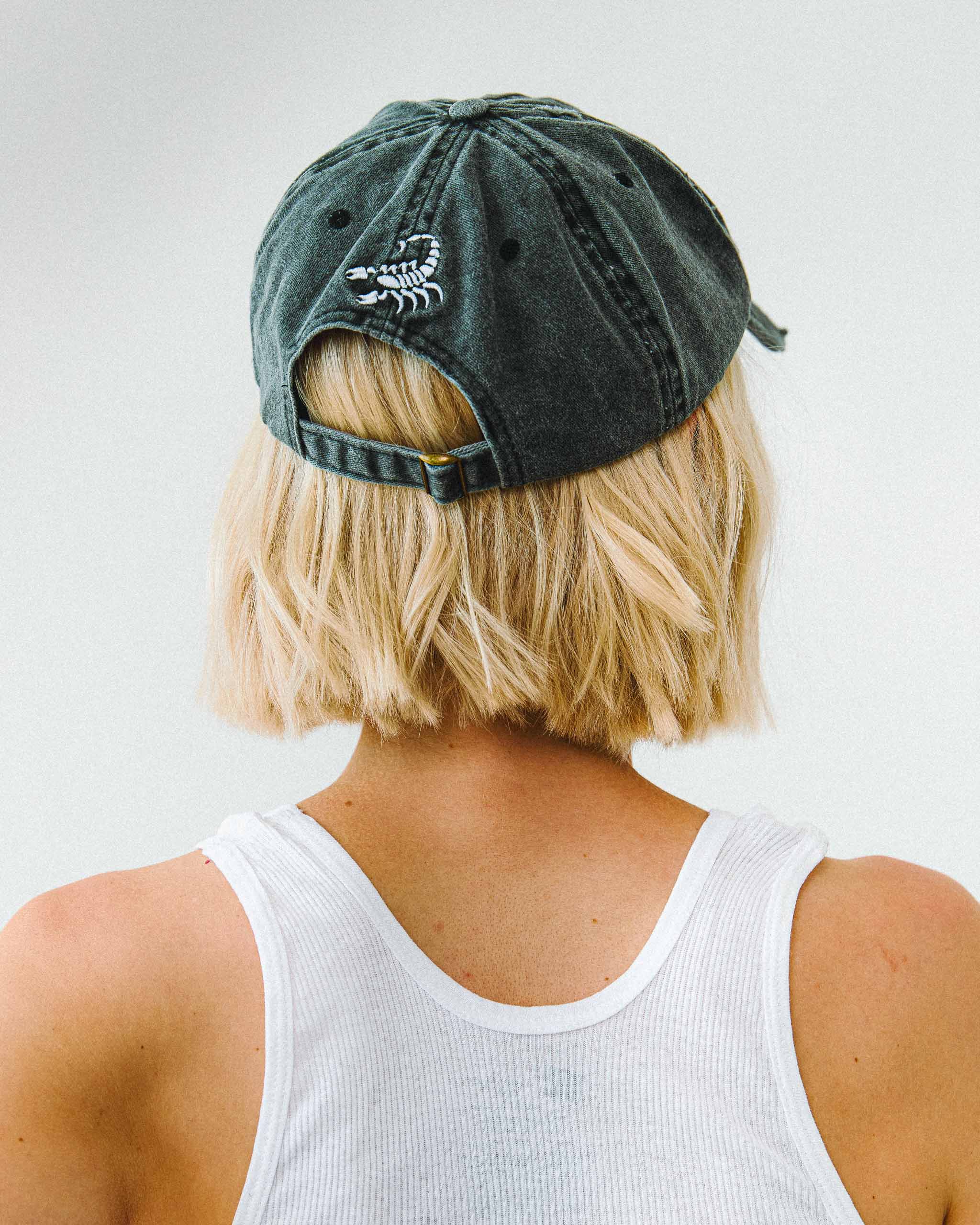 Sleazy Rider Distressed Cap - Acid Wash